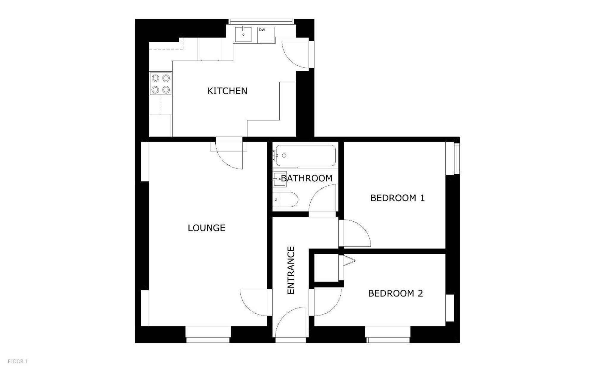 Auld Fishers Catch- Homely Apartment Near The Sea أنستراذار المظهر الخارجي الصورة